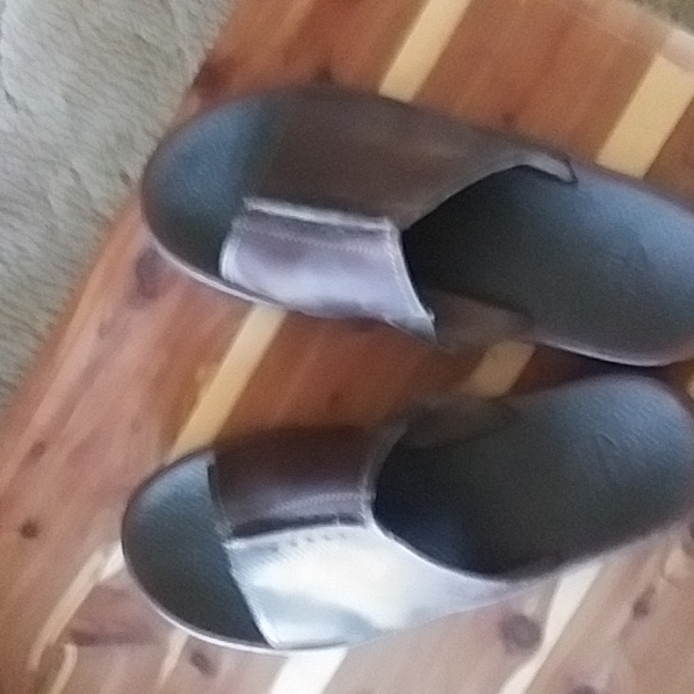 Leather Clark sandles